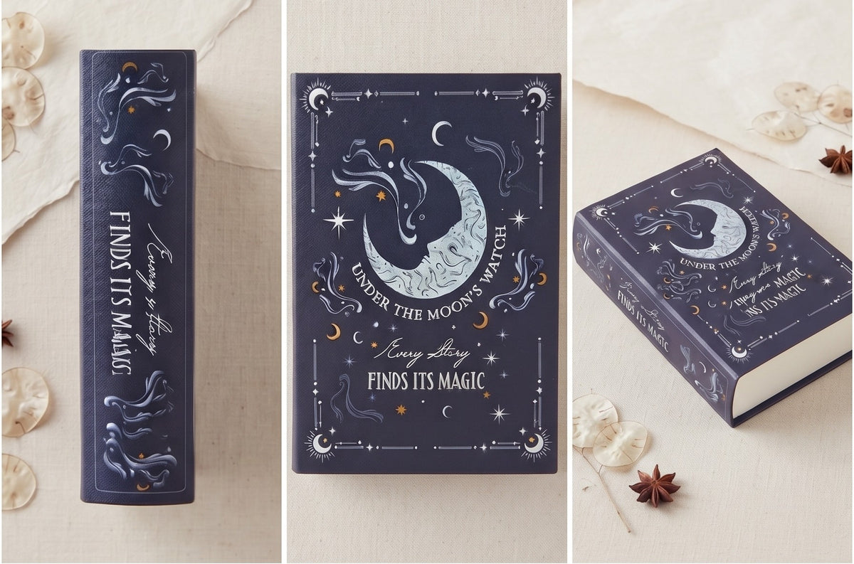 [Cofres de secretos] Caja-libro «Fase lunar»