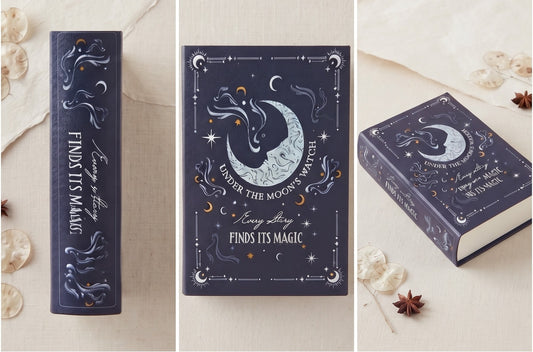 [Cofres de secretos] Caja-libro «Fase lunar»