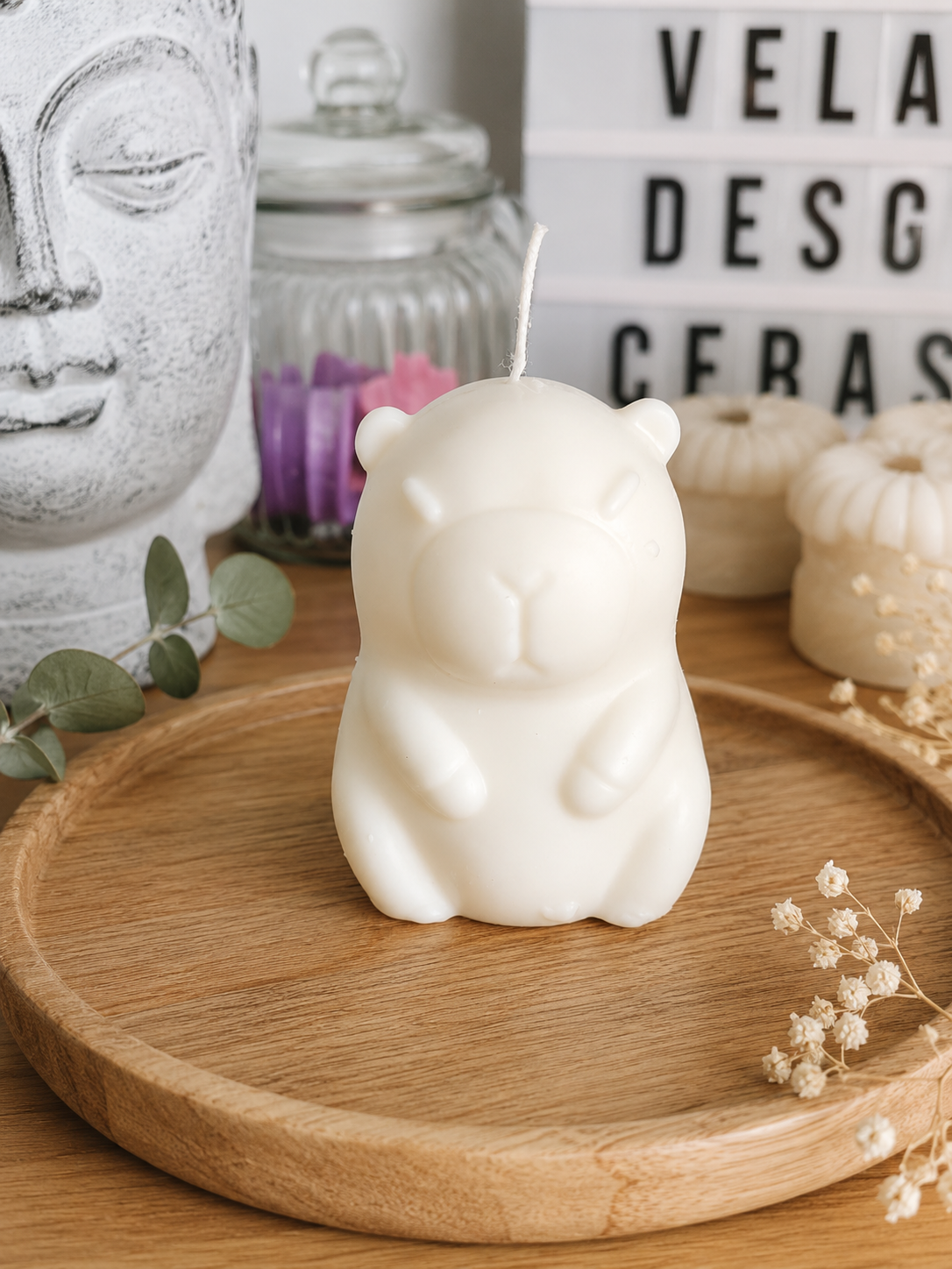 [Instinto natural] Capibara blanca «Dulce calma»
