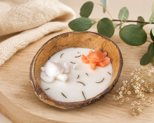 [Naturaleza en Calma] Vela de coco «Tortugas del mar»