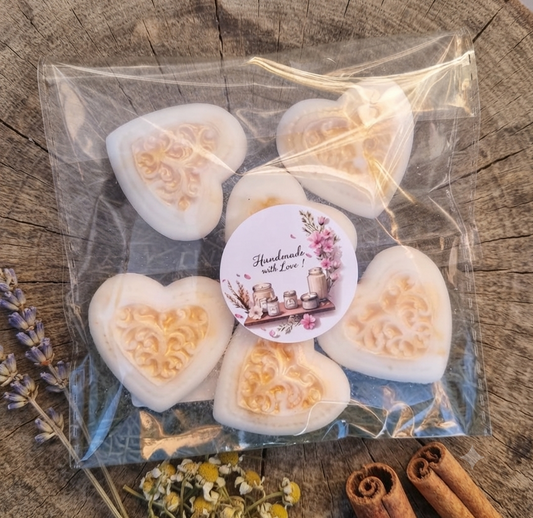 [Wax]  Corazones blancos aroma castaña