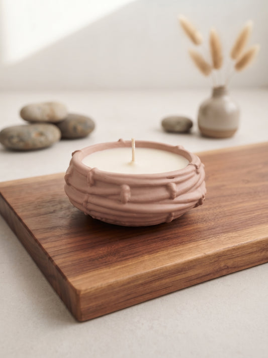 00. Origen · Terracota rosado fragancia Seda