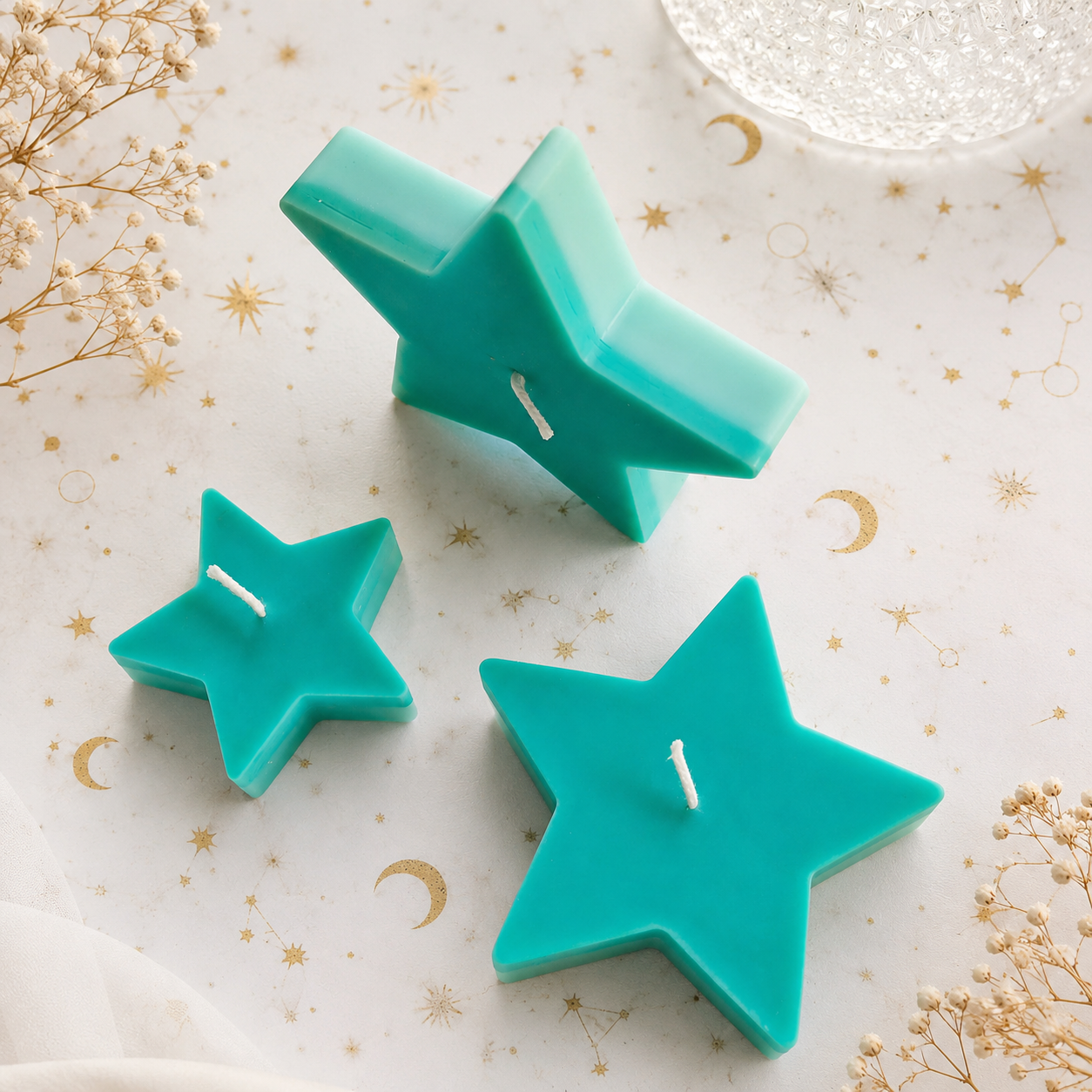 [Rutas de libertad] Estrellas color verde «Brújula de luz»