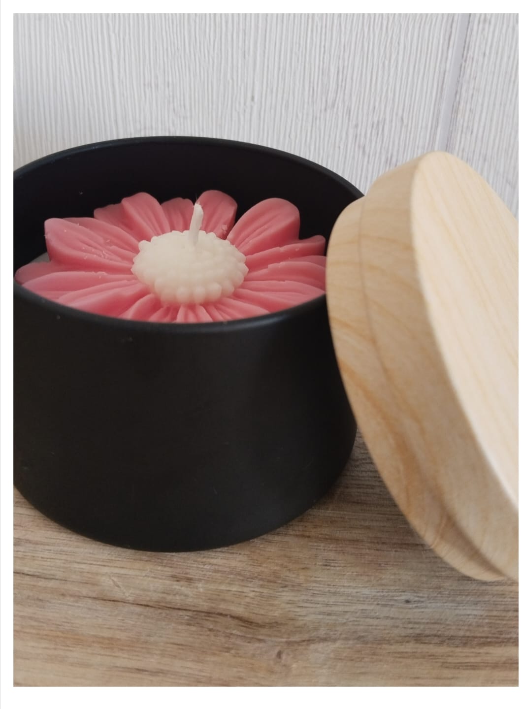 [Naturaleza en Calma] Vela aroma melocotón «Rosa vibrante»