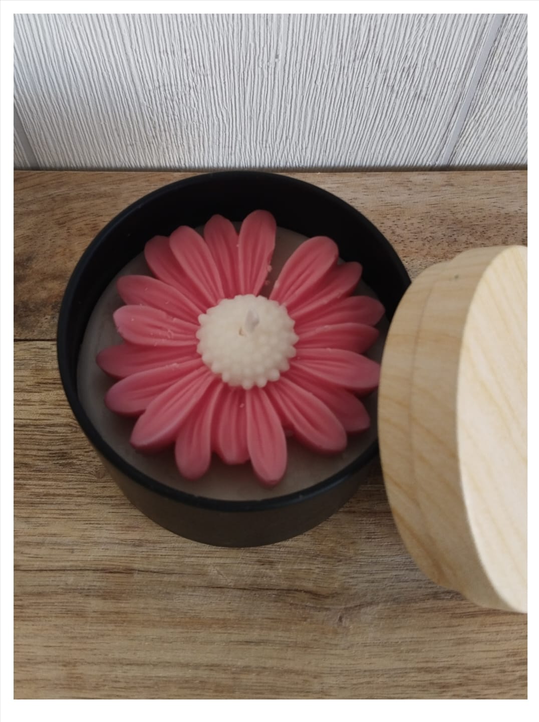 [Naturaleza en Calma] Vela aroma melocotón «Rosa vibrante»