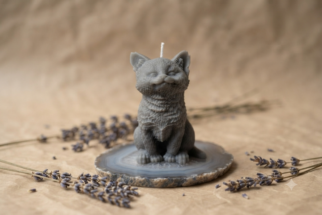 [Instinto natural] Gato gris «Alma curiosa»
