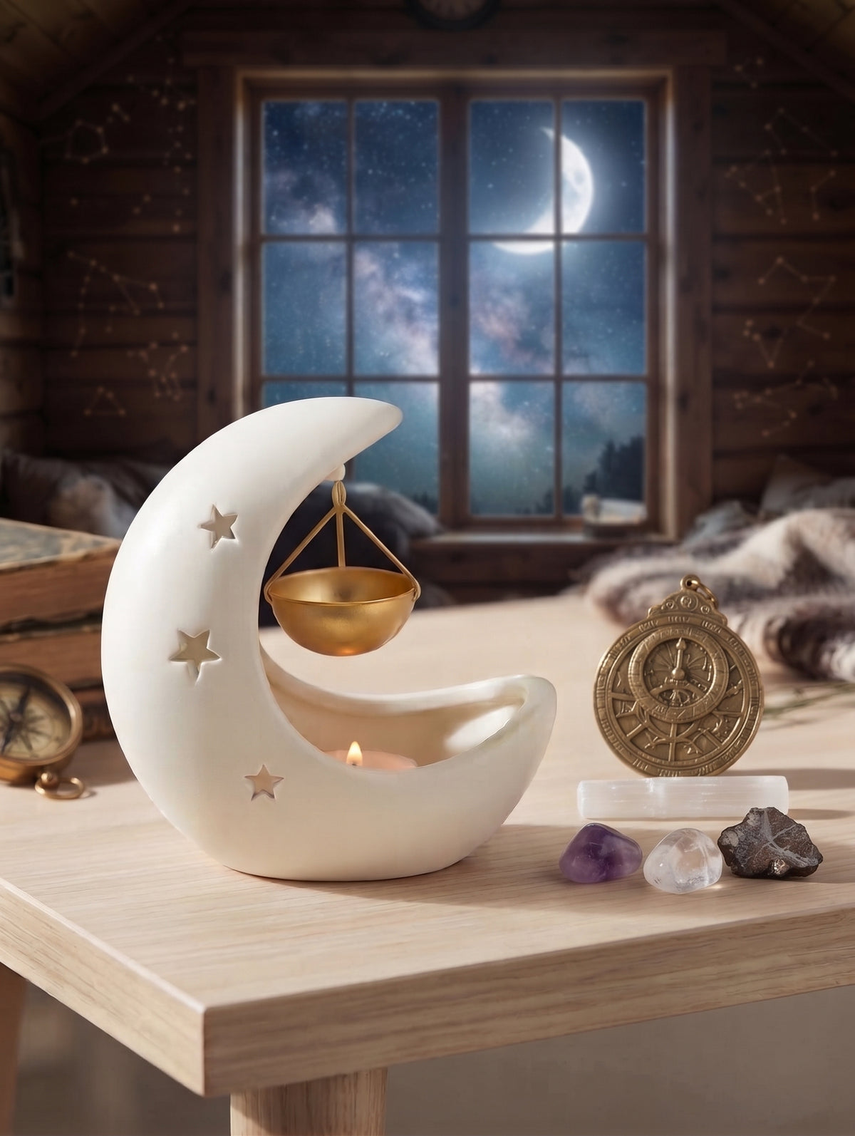 Quemador de Wax melts «Bajo la luna»