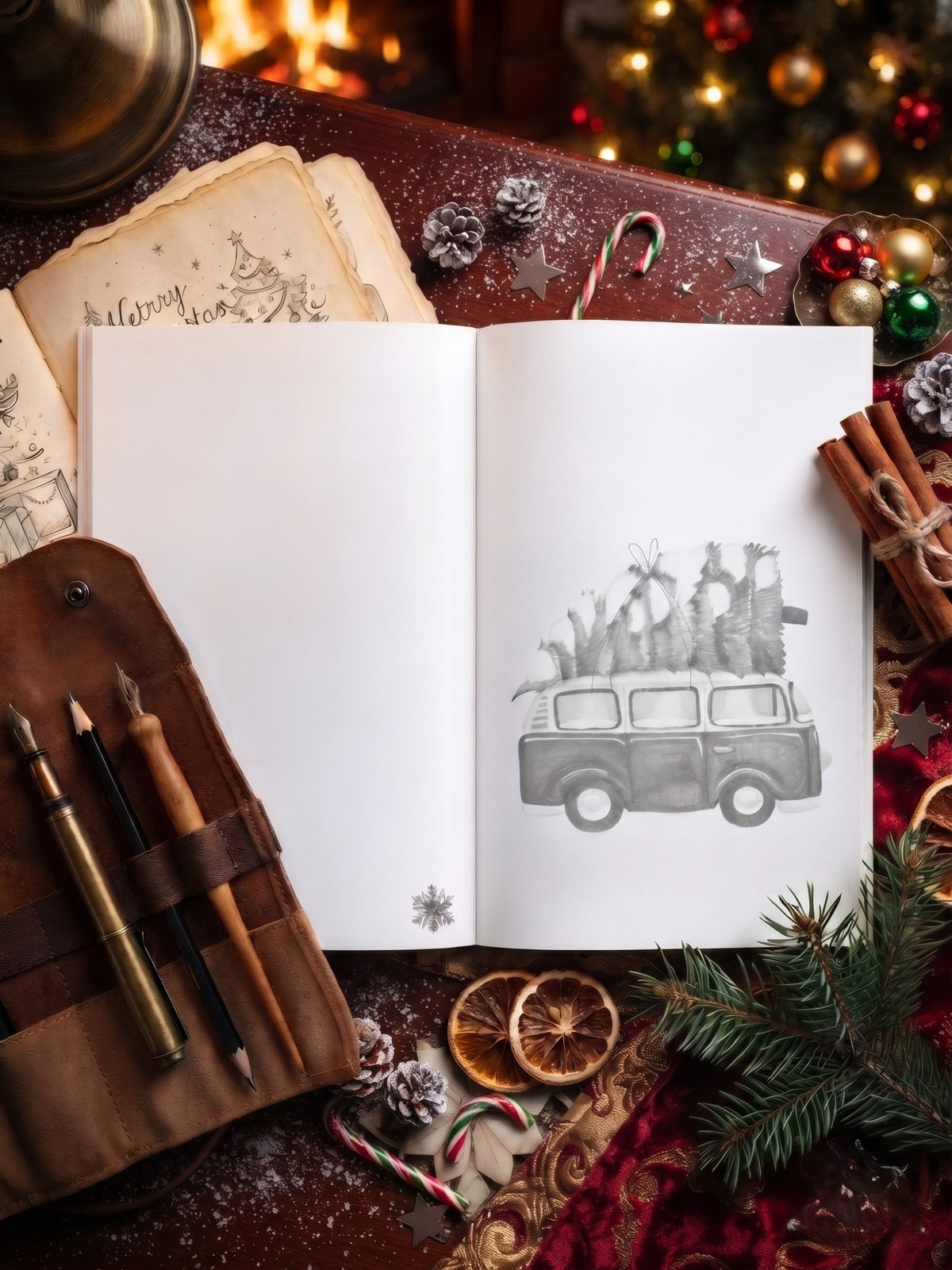 02. [Navidad] Cuaderno navideño de «Trazos y velas»