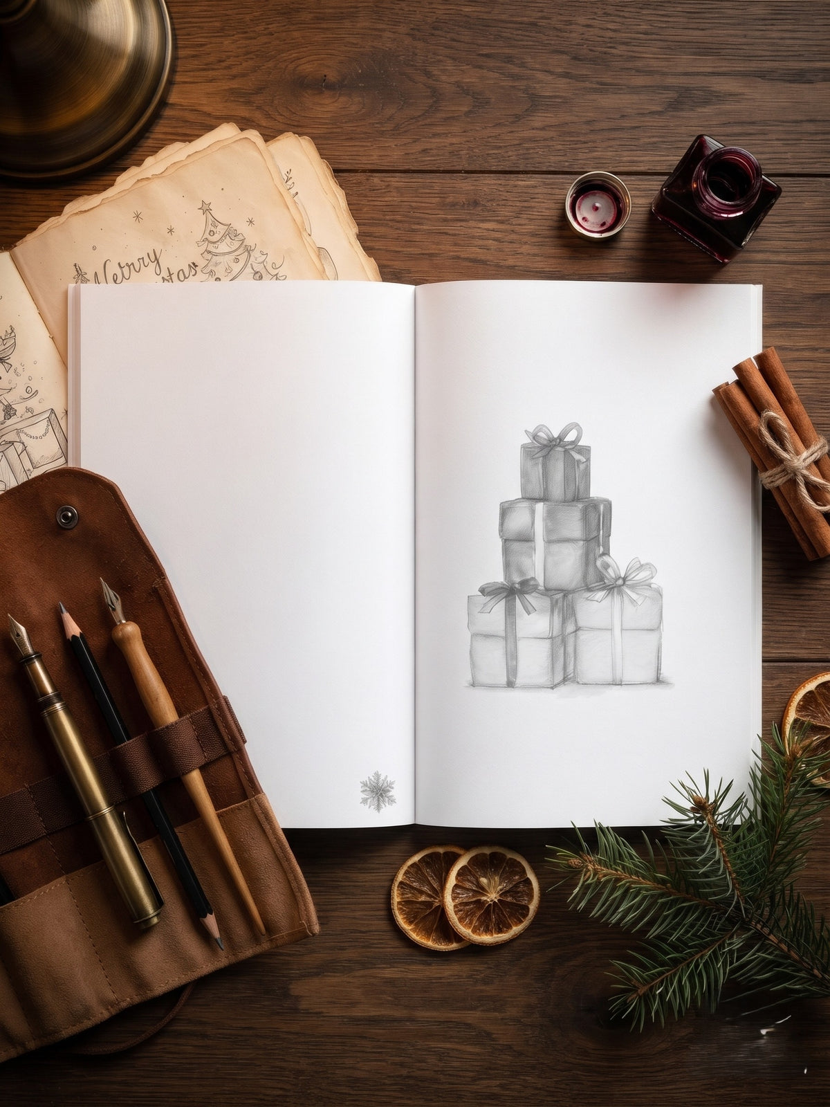 02. [Navidad] Cuaderno navideño de «Trazos y velas»
