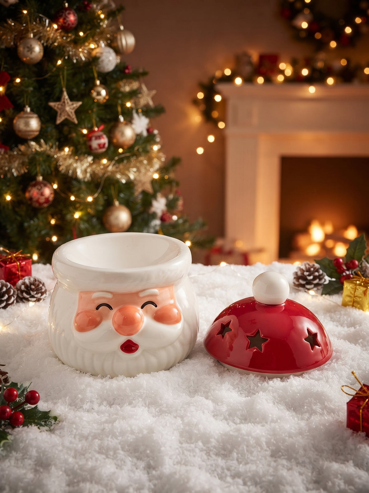 02. [Navidad] Quemador de Wax melts «Papá Noel»