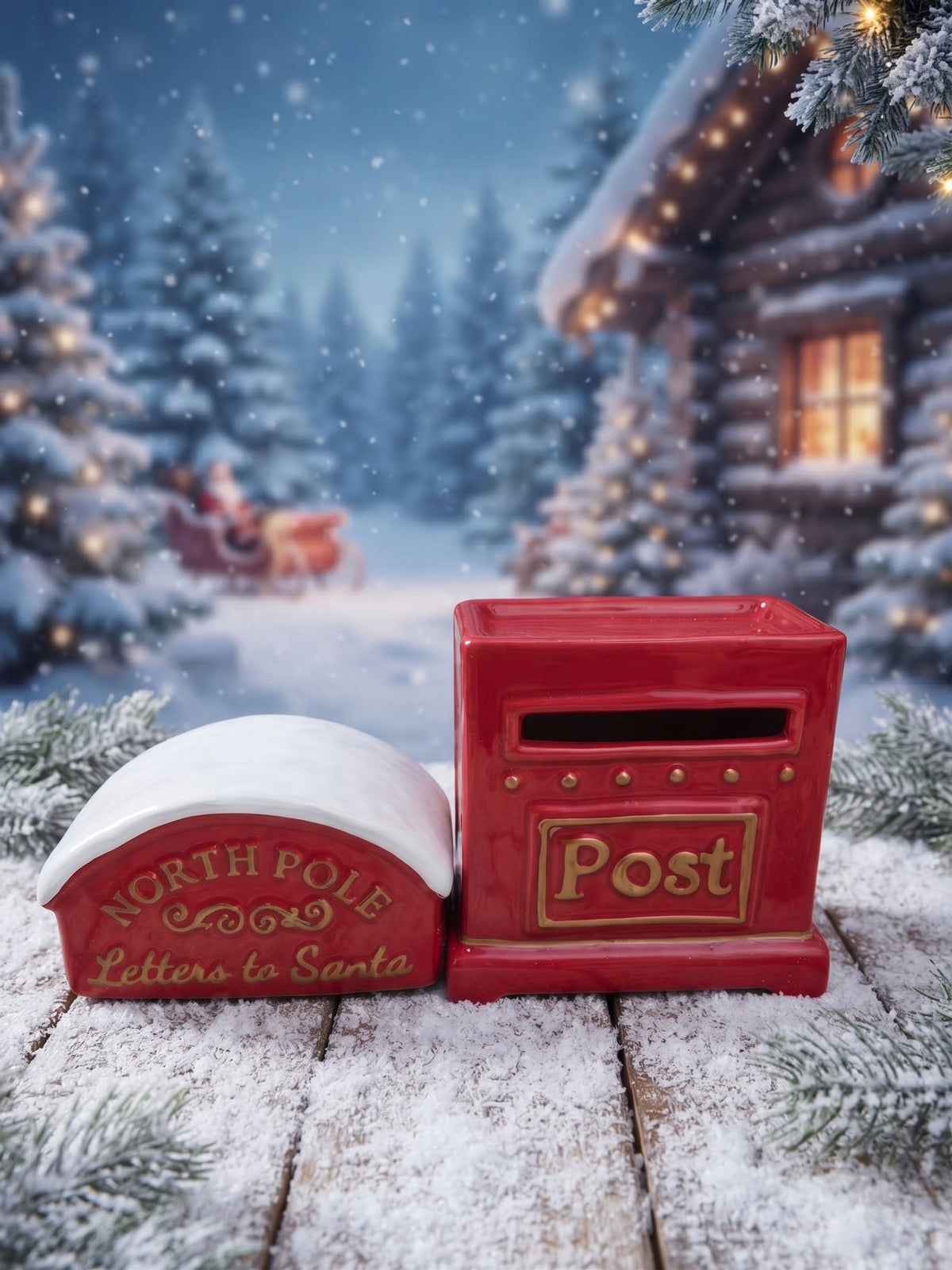 02. [Navidad] Quemador de Wax melts «Buzón Polo Norte»