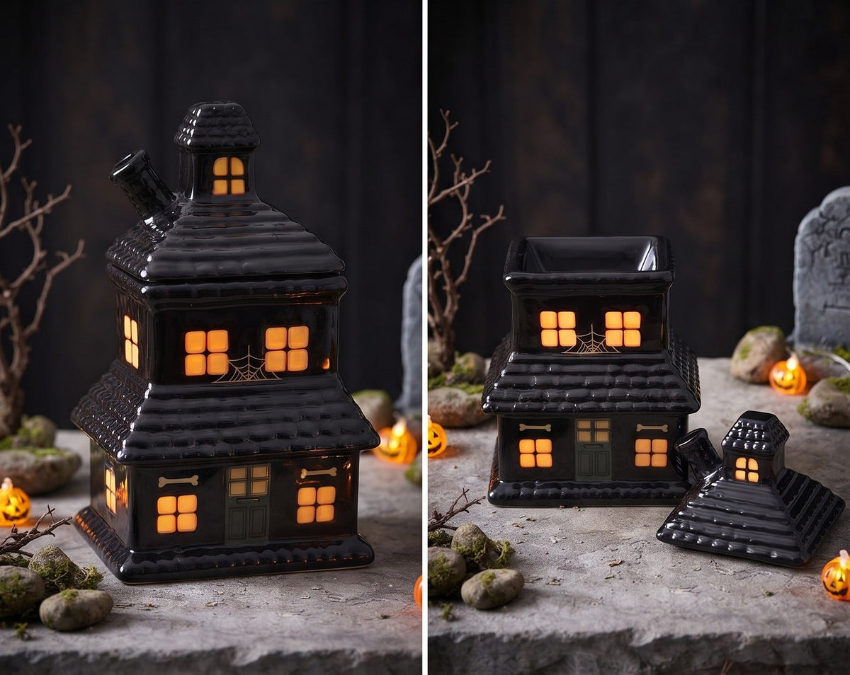 01. [Halloween] Quemador de Wax melts «Casa encantada»