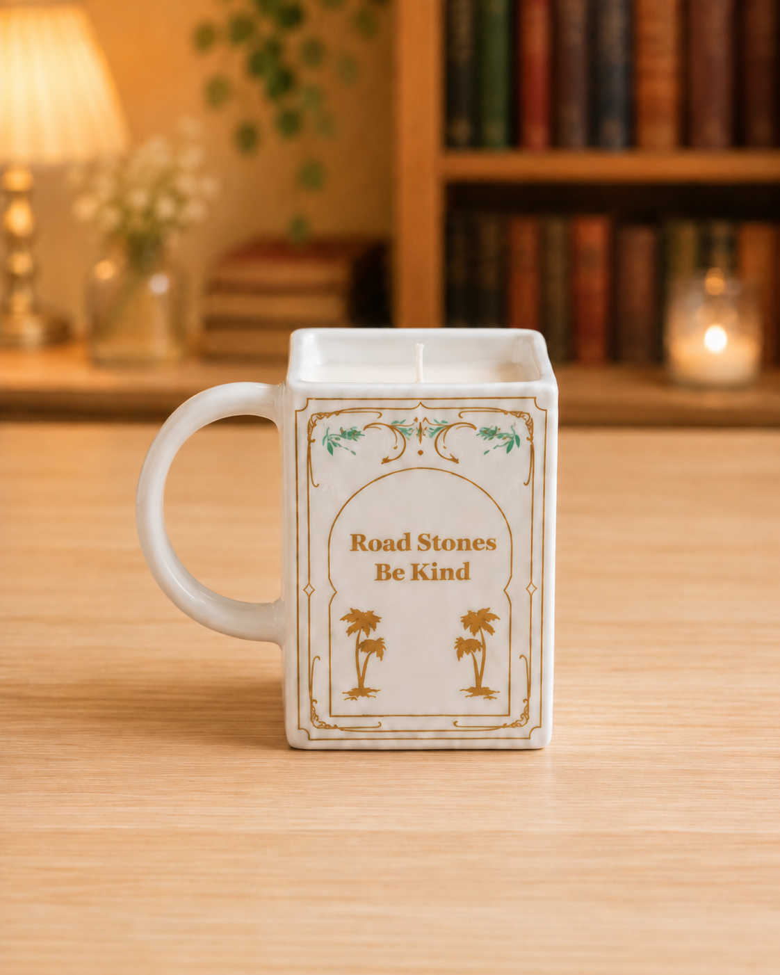 [Rituales de lectura] Taza «Entrepáginas Blanca · Fresa y nata»