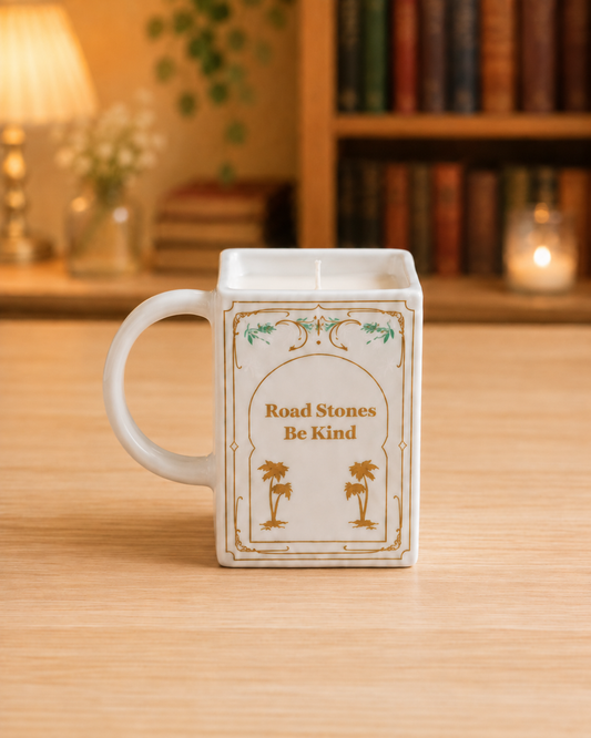 [Rituales de lectura] Taza «Entrepáginas Blanca · Fresa y nata»