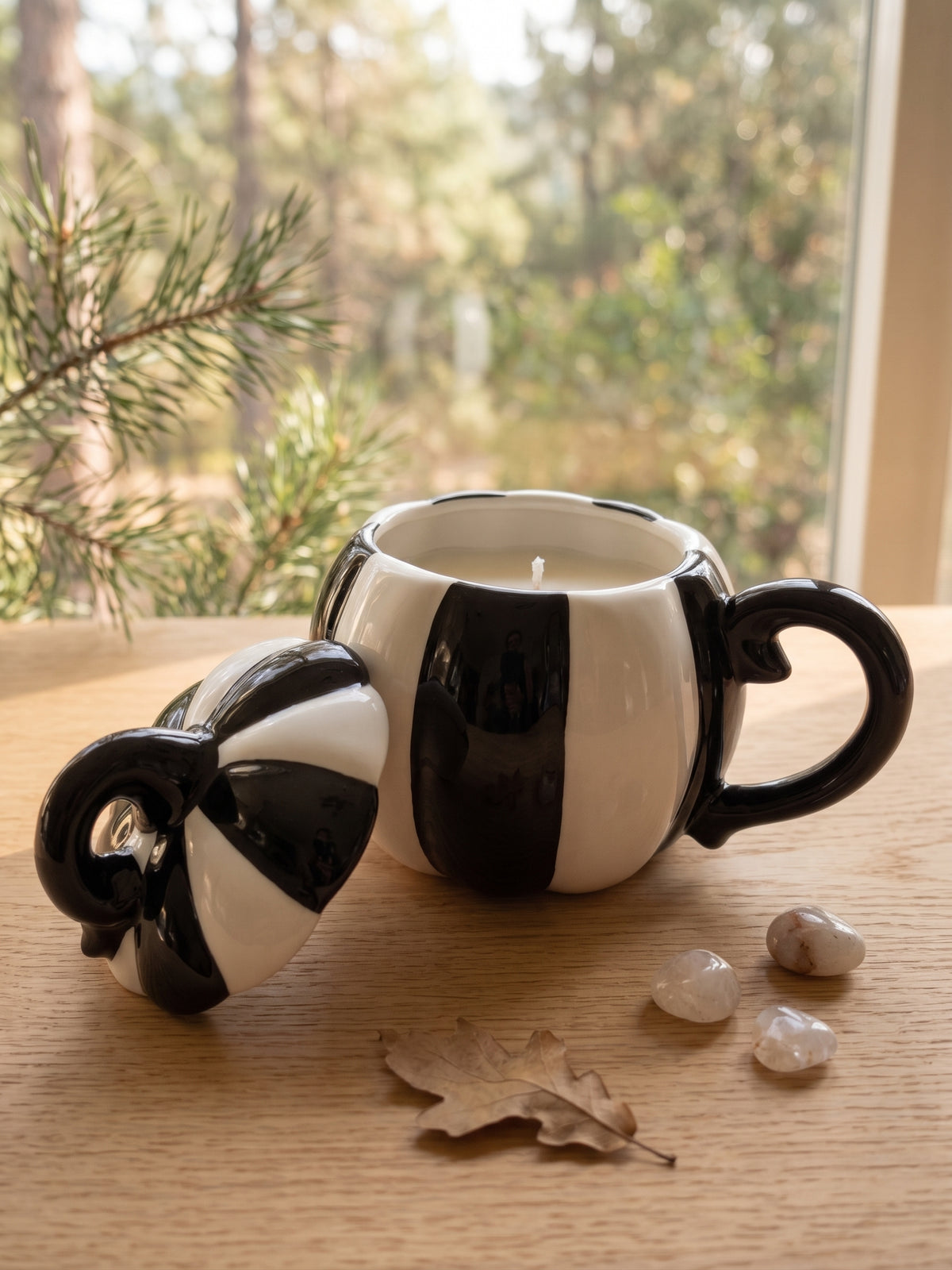 [Rituales de lectura] Taza «Calabaza mágica· Fresa y nata»