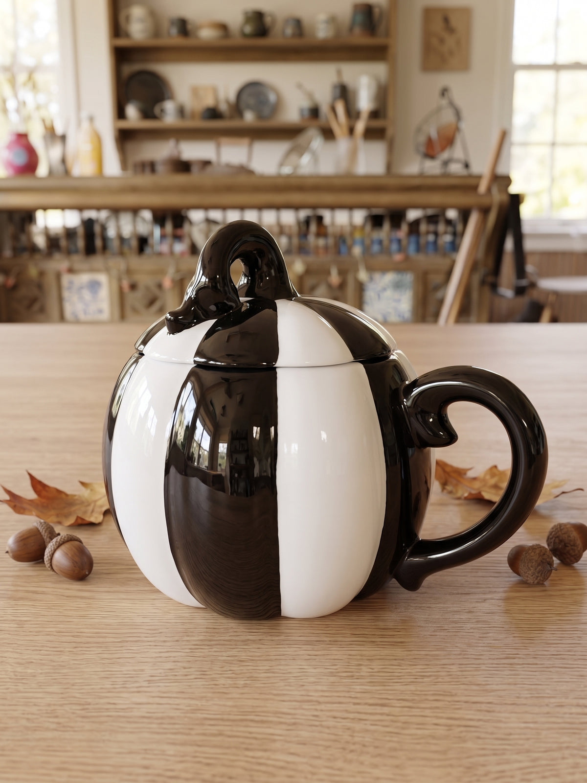 [Rituales de lectura] Taza «Calabaza mágica· Fresa y nata»