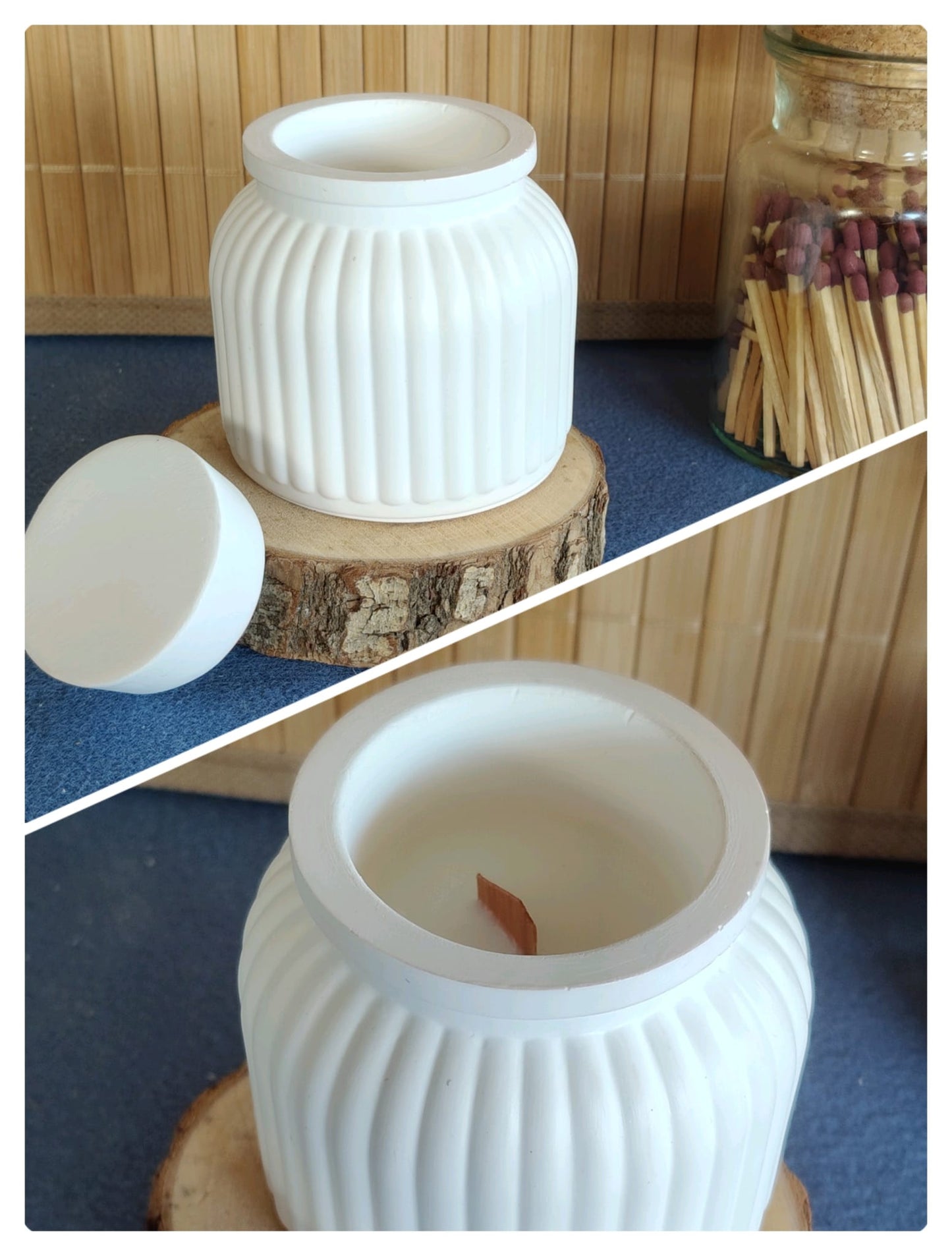 [Refugio Interior] Vela aroma castaña «Secreto de leña»